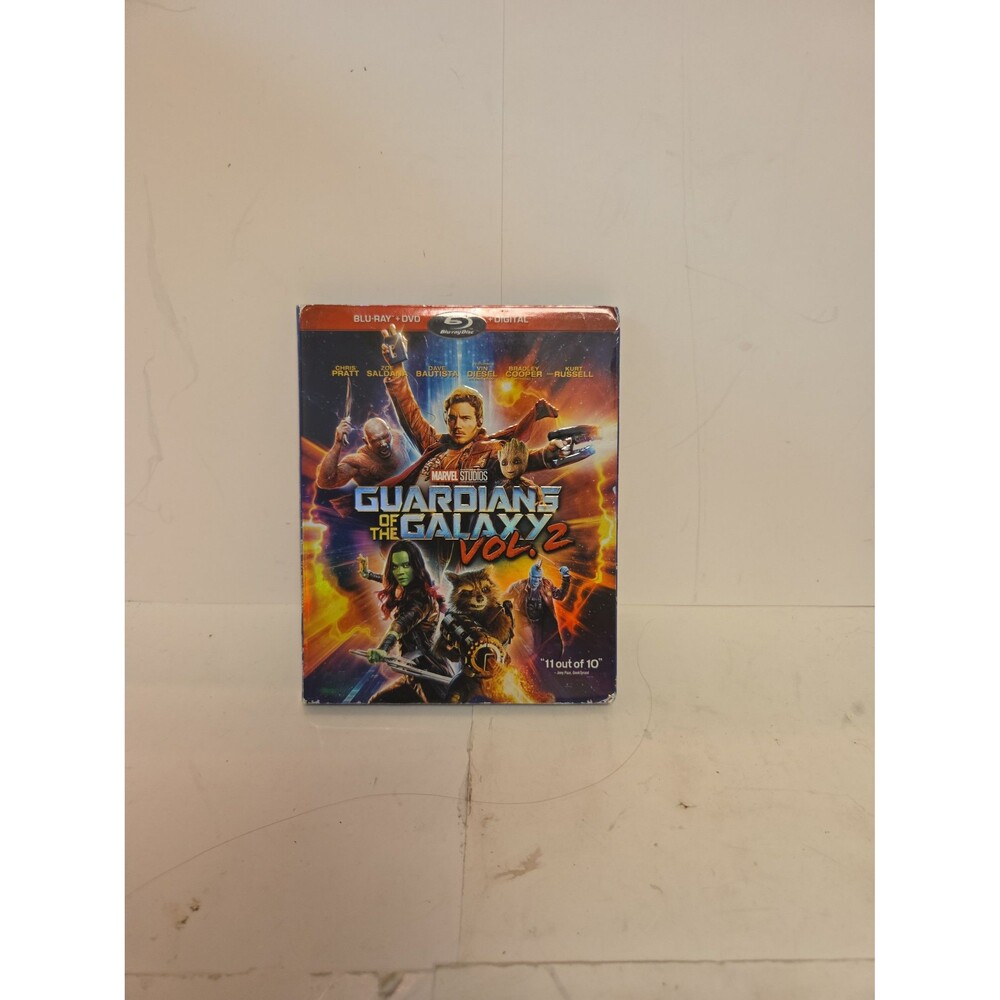Guardians of the Galaxy Vol 2 Blu ray DVD Combo Pack Marvel Studios MCU w Slipco